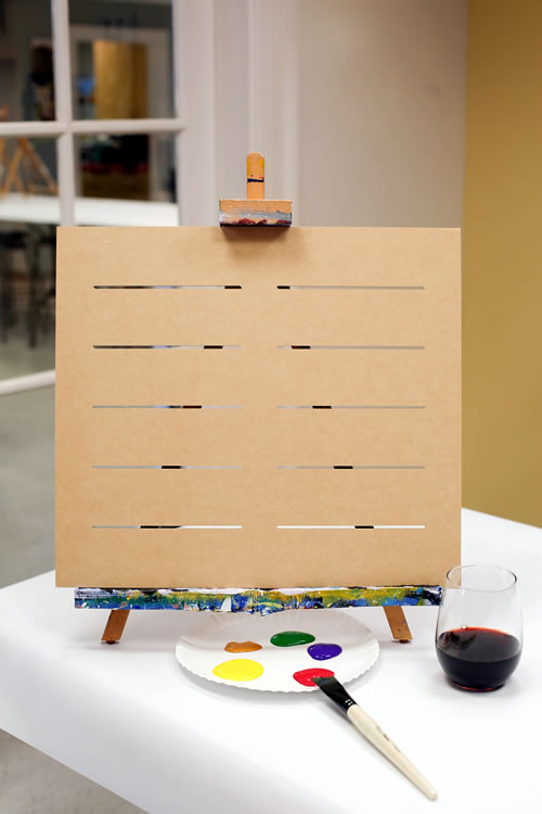 16x18 Slatted Wooden Board